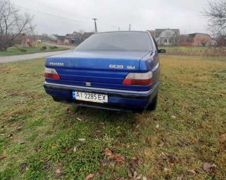 Синий Пежо 605, объемом двигателя 2 л и пробегом 444 тыс. км за 828 $, фото 3 на Automoto.ua