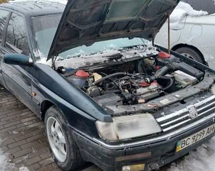 Синий Пежо 605, объемом двигателя 2 л и пробегом 350 тыс. км за 800 $, фото 2 на Automoto.ua
