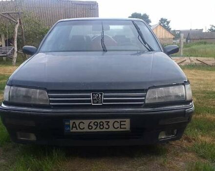 Синій Пежо 605, об'ємом двигуна 3 л та пробігом 227 тис. км за 1100 $, фото 1 на Automoto.ua