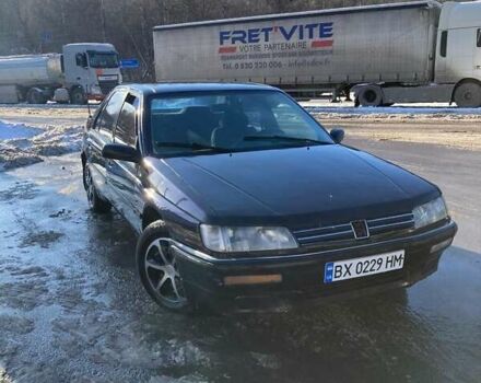 Синий Пежо 605, объемом двигателя 2 л и пробегом 200 тыс. км за 850 $, фото 1 на Automoto.ua