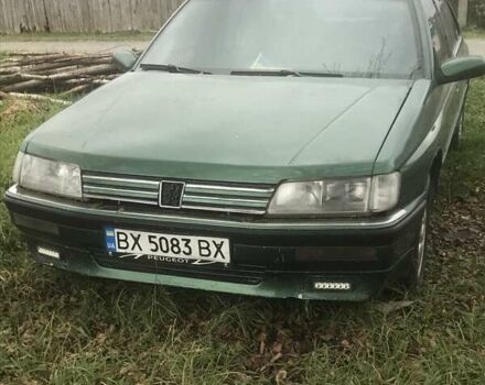 Зеленый Пежо 605, объемом двигателя 2 л и пробегом 121 тыс. км за 1150 $, фото 1 на Automoto.ua