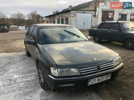 Зеленый Пежо 605, объемом двигателя 2 л и пробегом 356 тыс. км за 1120 $, фото 1 на Automoto.ua