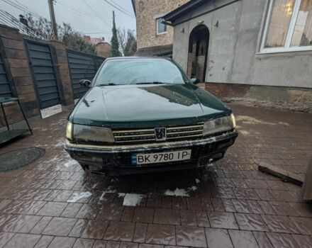 Зеленый Пежо 605, объемом двигателя 2 л и пробегом 350 тыс. км за 650 $, фото 1 на Automoto.ua