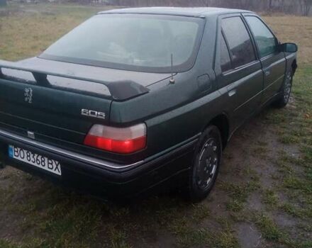 Зеленый Пежо 605, объемом двигателя 2 л и пробегом 480 тыс. км за 1500 $, фото 1 на Automoto.ua