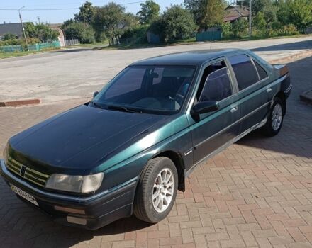 Зеленый Пежо 605, объемом двигателя 2.1 л и пробегом 380 тыс. км за 1800 $, фото 1 на Automoto.ua