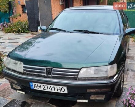 Зеленый Пежо 605, объемом двигателя 2 л и пробегом 291 тыс. км за 1120 $, фото 1 на Automoto.ua