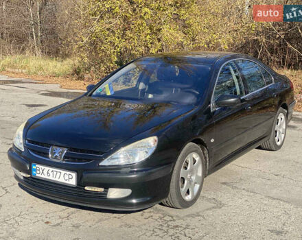 Черный Пежо 607, объемом двигателя 2.18 л и пробегом 338 тыс. км за 4700 $, фото 1 на Automoto.ua