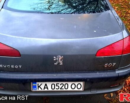 Серый Пежо 607, объемом двигателя 2.2 л и пробегом 320 тыс. км за 4500 $, фото 4 на Automoto.ua