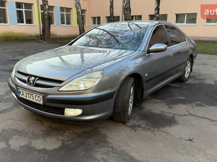 Серый Пежо 607, объемом двигателя 2.2 л и пробегом 343 тыс. км за 3700 $, фото 1 на Automoto.ua
