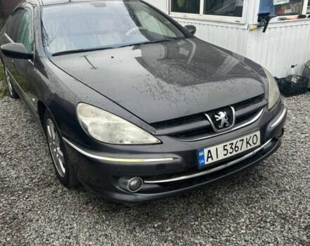 Серый Пежо 607, объемом двигателя 2.2 л и пробегом 304 тыс. км за 3500 $, фото 1 на Automoto.ua