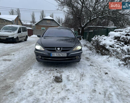 Сірий Пежо 607, об'ємом двигуна 2.18 л та пробігом 350 тис. км за 3850 $, фото 1 на Automoto.ua