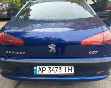 Пежо 607 2001 в Запорожье на Automoto.ua Синий Пежо 607, объемом двигателя 2.2 л и пробегом 410 тыс. км за 2500 $, фото 3 на Automoto.ua