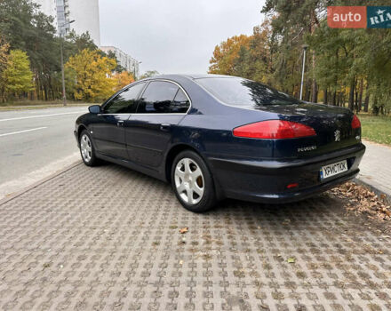 Синий Пежо 607, объемом двигателя 2.2 л и пробегом 300 тыс. км за 4600 $, фото 16 на Automoto.ua