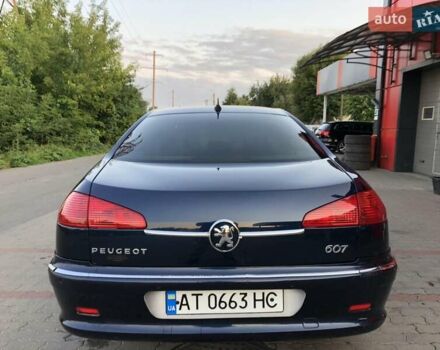 Синий Пежо 607, объемом двигателя 2.7 л и пробегом 255 тыс. км за 5450 $, фото 15 на Automoto.ua
