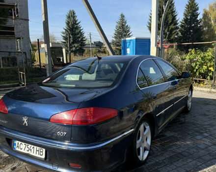 Пежо 607 2005 в Луцке на Automoto.ua Синий Пежо 607, объемом двигателя 2.2 л и пробегом 340 тыс. км за 3800 $, фото 2 на Automoto.ua