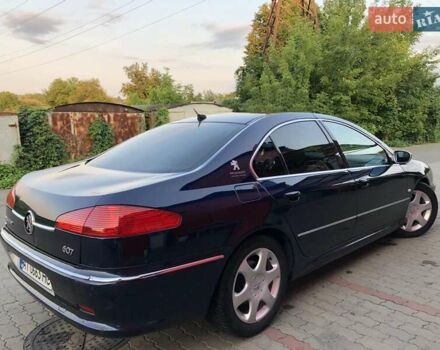 Синий Пежо 607, объемом двигателя 2.7 л и пробегом 255 тыс. км за 5450 $, фото 2 на Automoto.ua