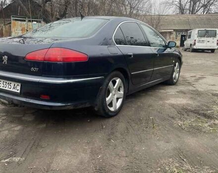 Синий Пежо 607, объемом двигателя 2.72 л и пробегом 281 тыс. км за 5000 $, фото 6 на Automoto.ua