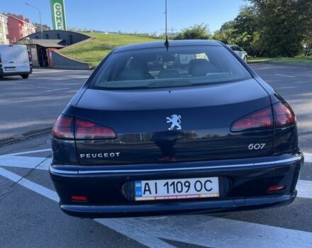 Синій Пежо 607, об'ємом двигуна 2.7 л та пробігом 314 тис. км за 4500 $, фото 2 на Automoto.ua