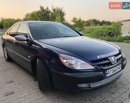 Синий Пежо 607, объемом двигателя 2.7 л и пробегом 255 тыс. км за 5450 $, фото 10 на Automoto.ua