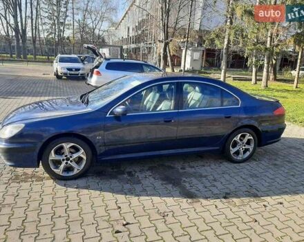 Синий Пежо 607, объемом двигателя 2.2 л и пробегом 310 тыс. км за 3500 $, фото 1 на Automoto.ua