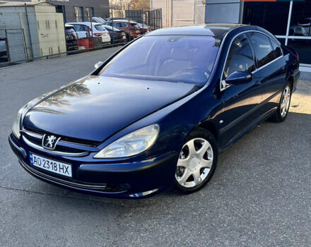 Синий Пежо 607, объемом двигателя 3 л и пробегом 400 тыс. км за 3450 $, фото 1 на Automoto.ua