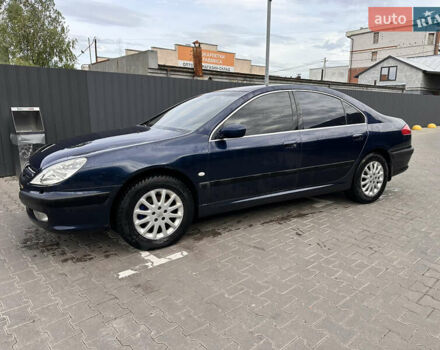 Синий Пежо 607, объемом двигателя 2.23 л и пробегом 309 тыс. км за 2550 $, фото 1 на Automoto.ua