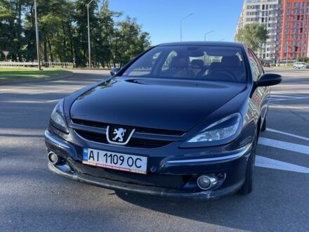 Синий Пежо 607, объемом двигателя 2.7 л и пробегом 314 тыс. км за 5300 $, фото 1 на Automoto.ua