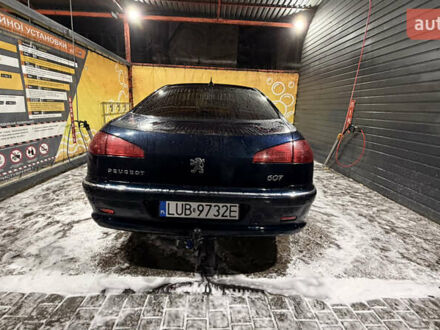 Синий Пежо 607, объемом двигателя 2 л и пробегом 390 тыс. км за 1700 $, фото 1 на Automoto.ua
