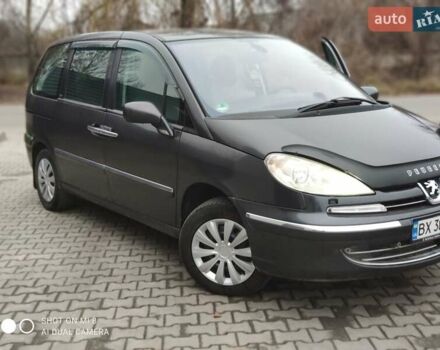 Черный Пежо 807, объемом двигателя 2 л и пробегом 323 тыс. км за 4200 $, фото 1 на Automoto.ua