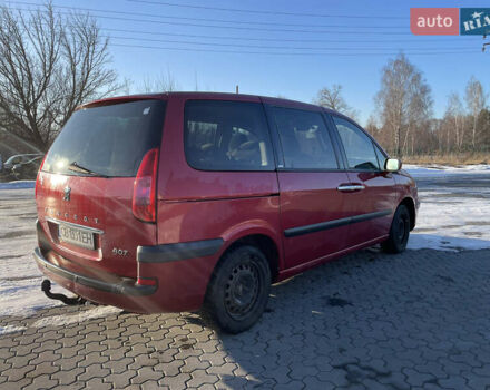 Красный Пежо 807, объемом двигателя 2 л и пробегом 236 тыс. км за 4500 $, фото 2 на Automoto.ua