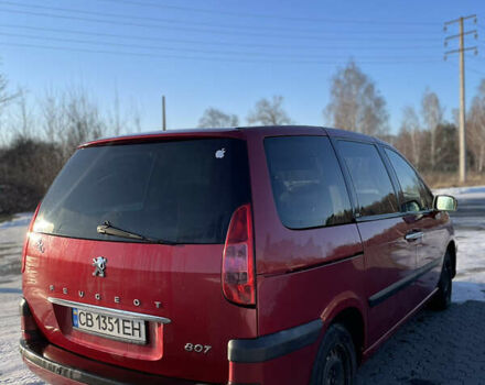 Красный Пежо 807, объемом двигателя 2 л и пробегом 236 тыс. км за 4500 $, фото 3 на Automoto.ua