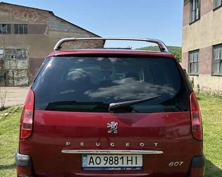 Червоний Пежо 807, об'ємом двигуна 2.18 л та пробігом 438 тис. км за 5000 $, фото 4 на Automoto.ua