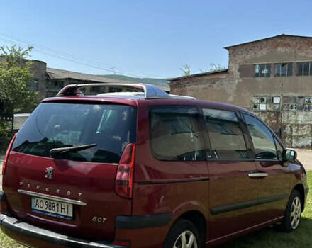 Красный Пежо 807, объемом двигателя 2.2 л и пробегом 450 тыс. км за 4500 $, фото 2 на Automoto.ua