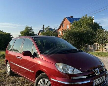 Червоний Пежо 807, об'ємом двигуна 2 л та пробігом 306 тис. км за 5650 $, фото 1 на Automoto.ua