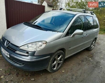 Серый Пежо 807, объемом двигателя 2.2 л и пробегом 240 тыс. км за 6800 $, фото 1 на Automoto.ua