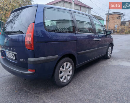 Синий Пежо 807, объемом двигателя 2 л и пробегом 303 тыс. км за 5300 $, фото 6 на Automoto.ua