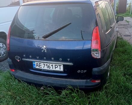Синий Пежо 807, объемом двигателя 2 л и пробегом 211 тыс. км за 700 $, фото 1 на Automoto.ua