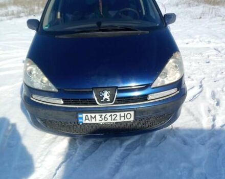 Синий Пежо 807, объемом двигателя 2 л и пробегом 450 тыс. км за 4000 $, фото 1 на Automoto.ua