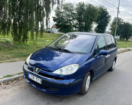 Синій Пежо 807, об'ємом двигуна 2.2 л та пробігом 211 тис. км за 1200 $, фото 1 на Automoto.ua