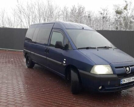 Синий Пежо Эксперт груз.-пасс., объемом двигателя 2 л и пробегом 334 тыс. км за 3700 $, фото 2 на Automoto.ua