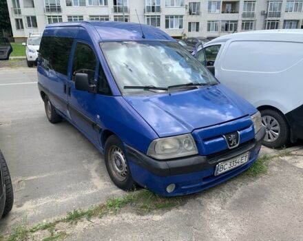 Синий Пежо Эксперт груз.-пасс., объемом двигателя 2 л и пробегом 358 тыс. км за 2900 $, фото 1 на Automoto.ua