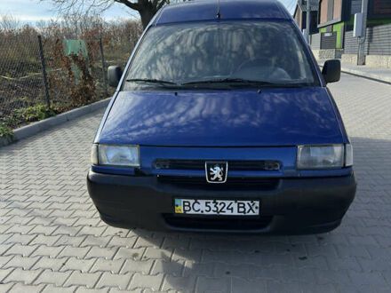 Синий Пежо Эксперт груз.-пасс., объемом двигателя 1.9 л и пробегом 370 тыс. км за 2500 $, фото 1 на Automoto.ua