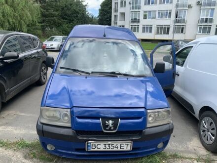 Синий Пежо Эксперт груз.-пасс., объемом двигателя 2 л и пробегом 358 тыс. км за 2900 $, фото 1 на Automoto.ua