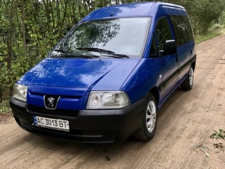 Синій Пежо Експерт вант.-пас., об'ємом двигуна 2 л та пробігом 250 тис. км за 3100 $, фото 1 на Automoto.ua