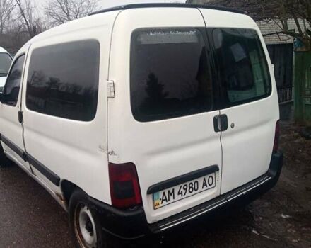 Білий Пежо Партнер вант.-пас., об'ємом двигуна 1.9 л та пробігом 276 тис. км за 1700 $, фото 4 на Automoto.ua