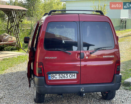 Красный Пежо Партнер груз.-пасс., объемом двигателя 2 л и пробегом 284 тыс. км за 3150 $, фото 7 на Automoto.ua