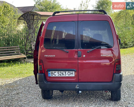 Красный Пежо Партнер груз.-пасс., объемом двигателя 2 л и пробегом 284 тыс. км за 3150 $, фото 6 на Automoto.ua