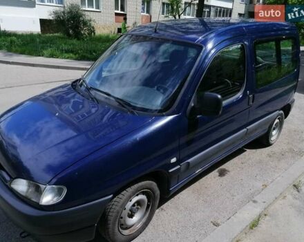Синий Пежо Партнер груз.-пасс., объемом двигателя 1.9 л и пробегом 270 тыс. км за 2150 $, фото 1 на Automoto.ua