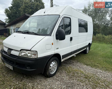 Белый Пежо Boxer, объемом двигателя 2.8 л и пробегом 420 тыс. км за 5300 $, фото 1 на Automoto.ua