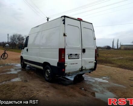 Білий Пежо Boxer, об'ємом двигуна 2.2 л та пробігом 333 тис. км за 3500 $, фото 1 на Automoto.ua